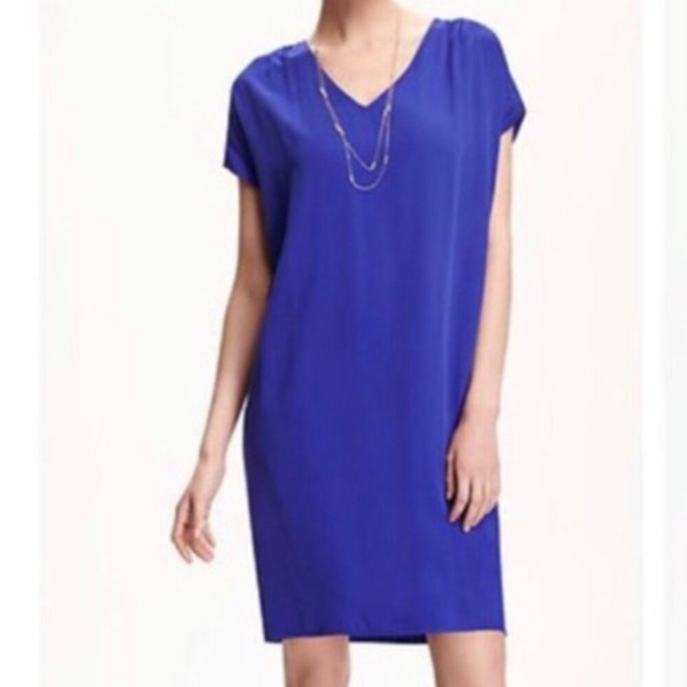 Old Navy Royal Blue Cocoon Dress Sz. Large